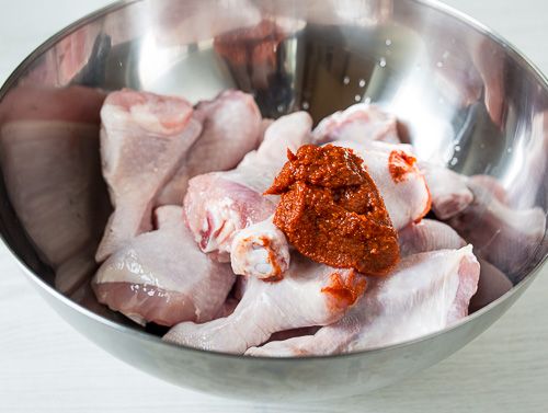 Marinate the chicken