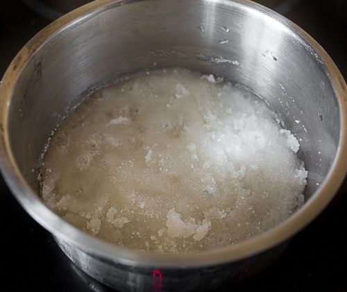 Melting sugar