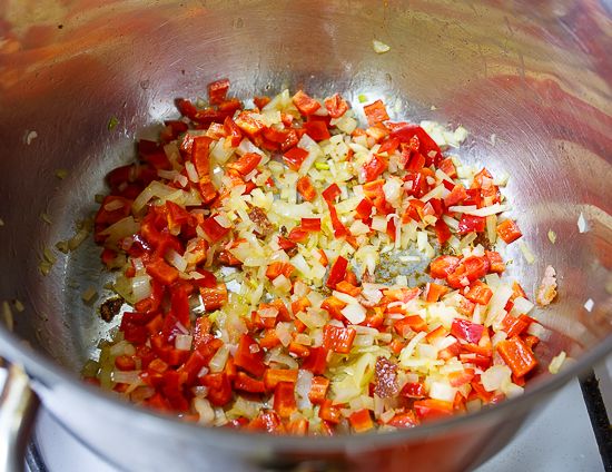 Cook vegetables