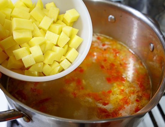 Add potatoes