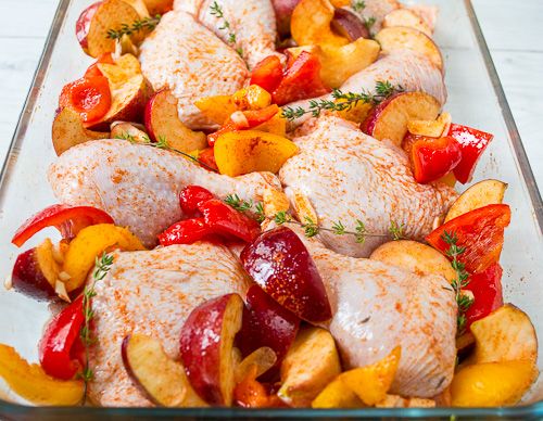 Chicken before roasting