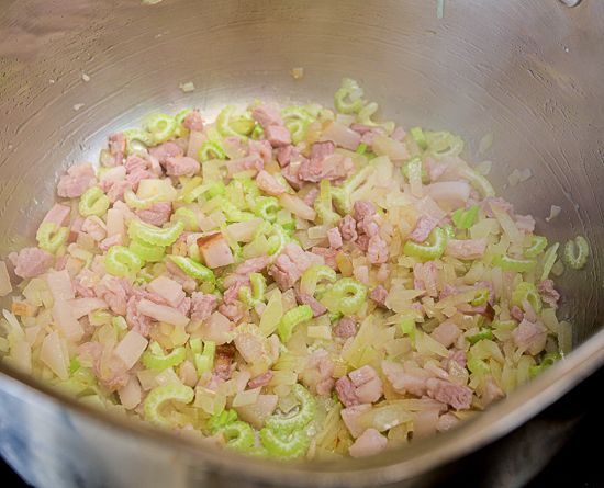 Cook the aromatics