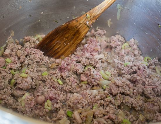Add meat