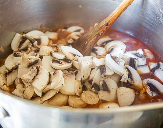 Add mushrooms