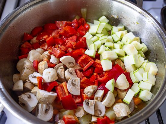 Add vegetables
