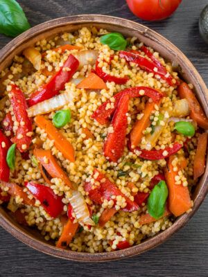 Couscous with Stir-Fried Vegetables