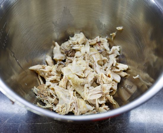 Boiled chicken