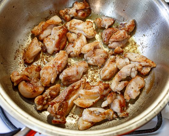 Cook the chicken