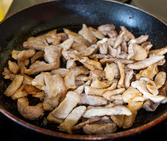 Brown the meat