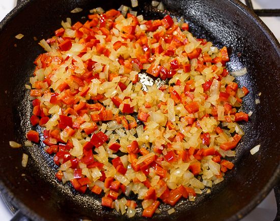 Cook the vegetables