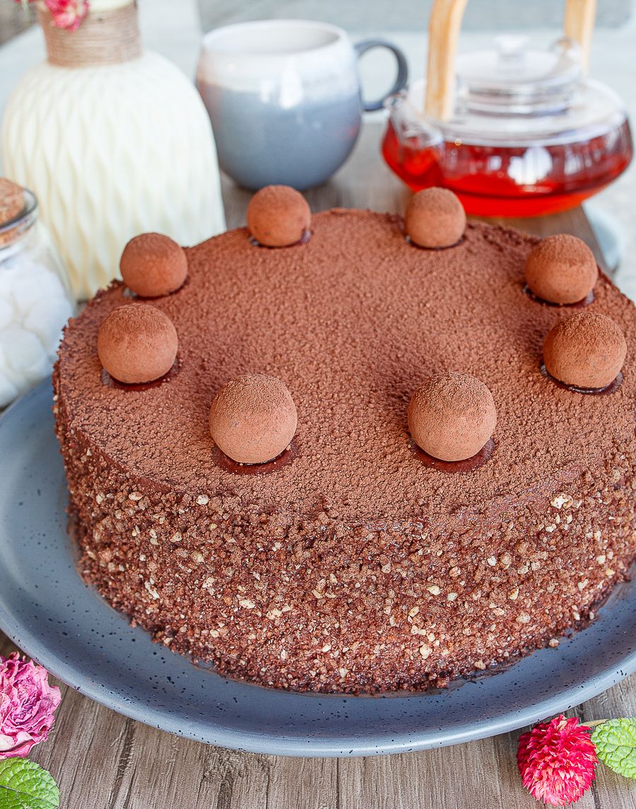 Chocolate Hazelnut Layer Cake