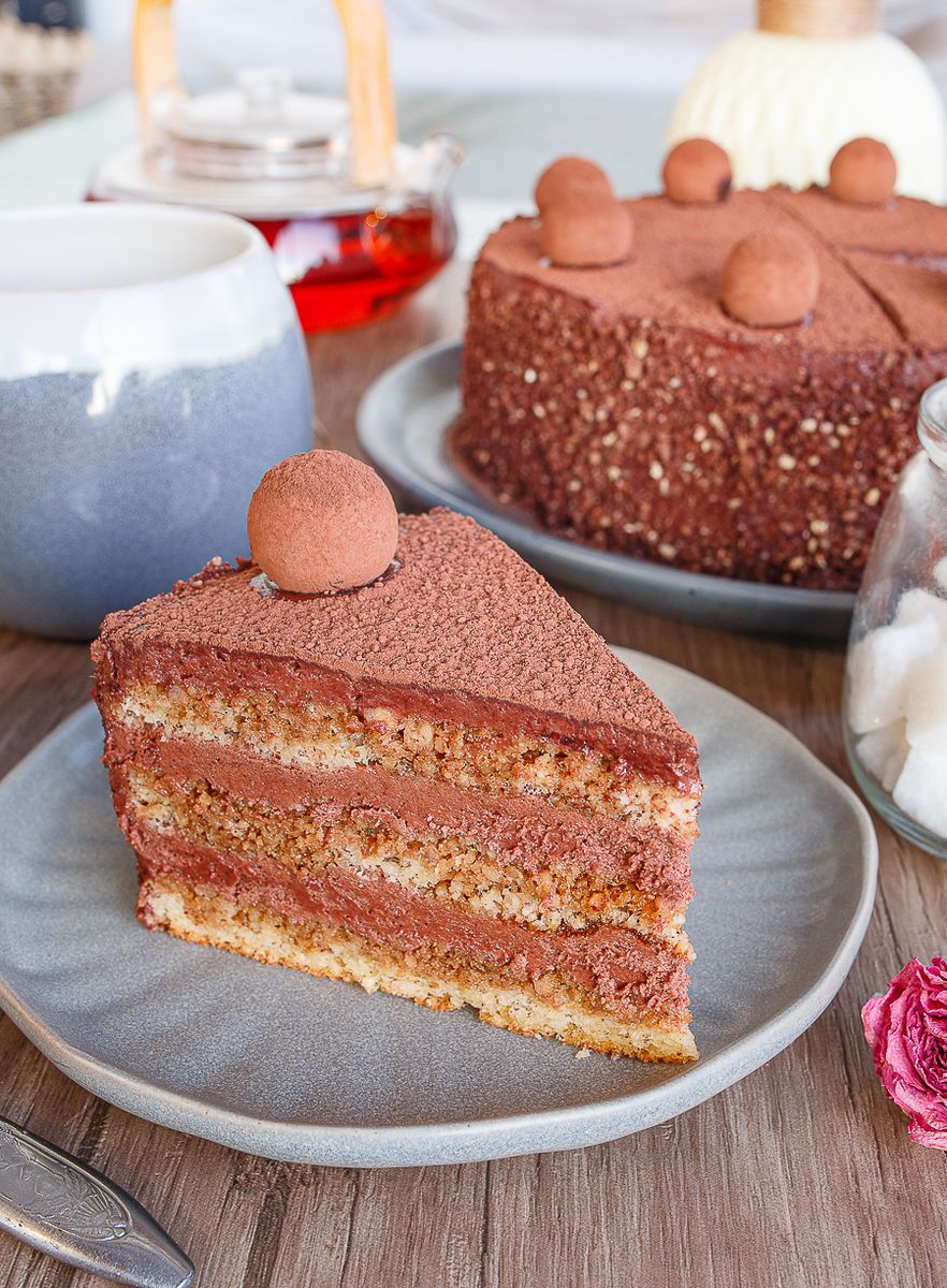 Chocolate Hazelnut Layer Cake