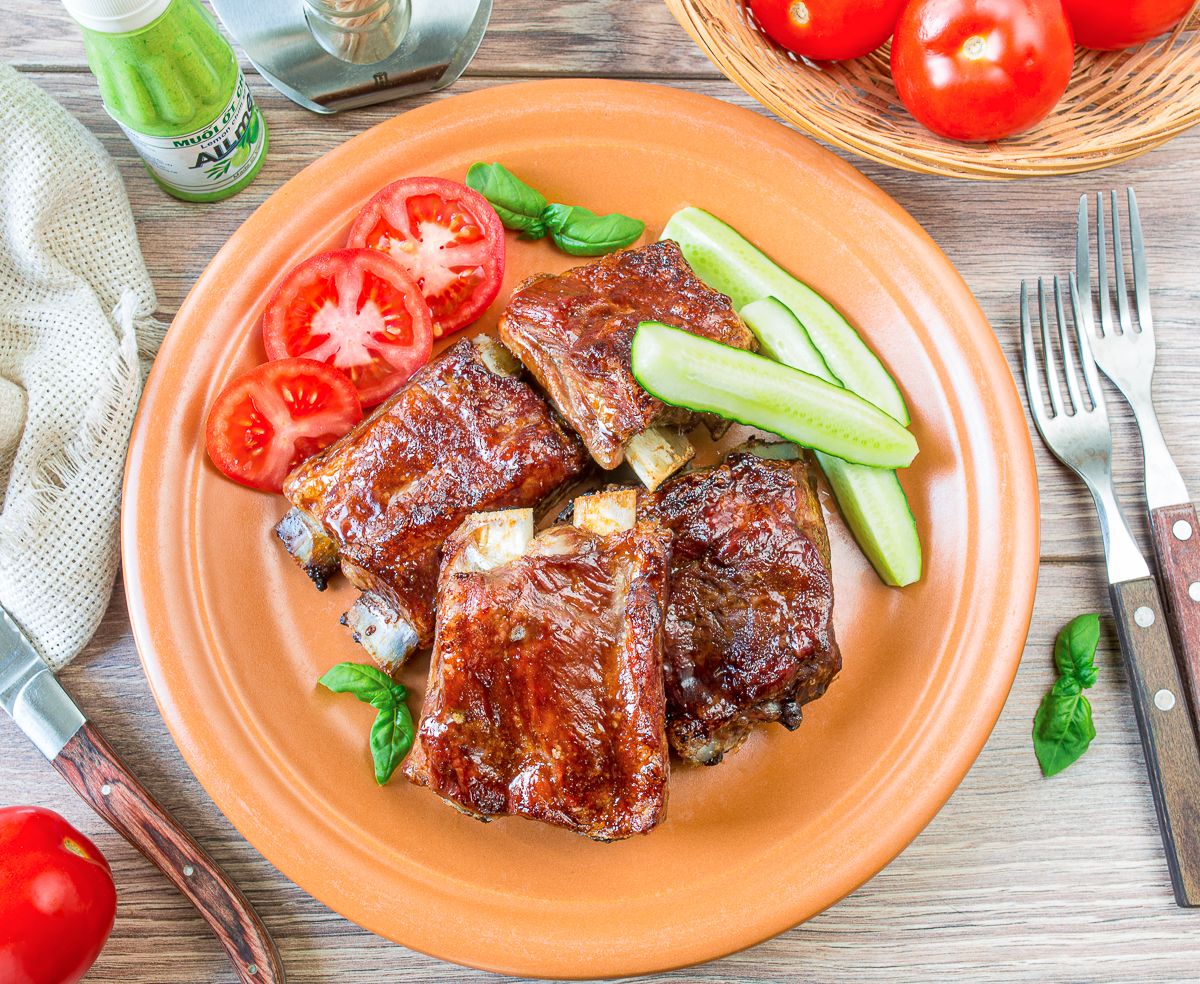 Oven-Baked Sweet and Sour Pork Ribs