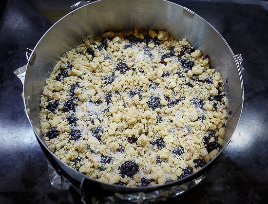 Sprinkle the streusel