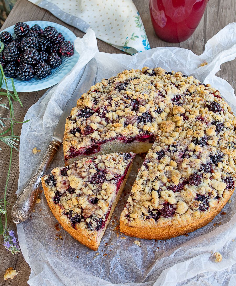 Blackberry Streusel Coffee Cake