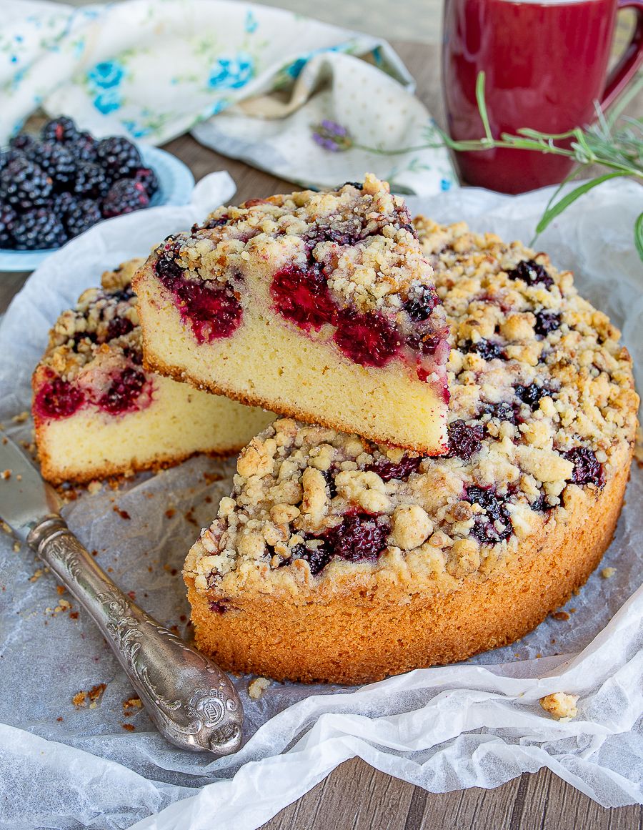 Blackberry Streusel Coffee Cake