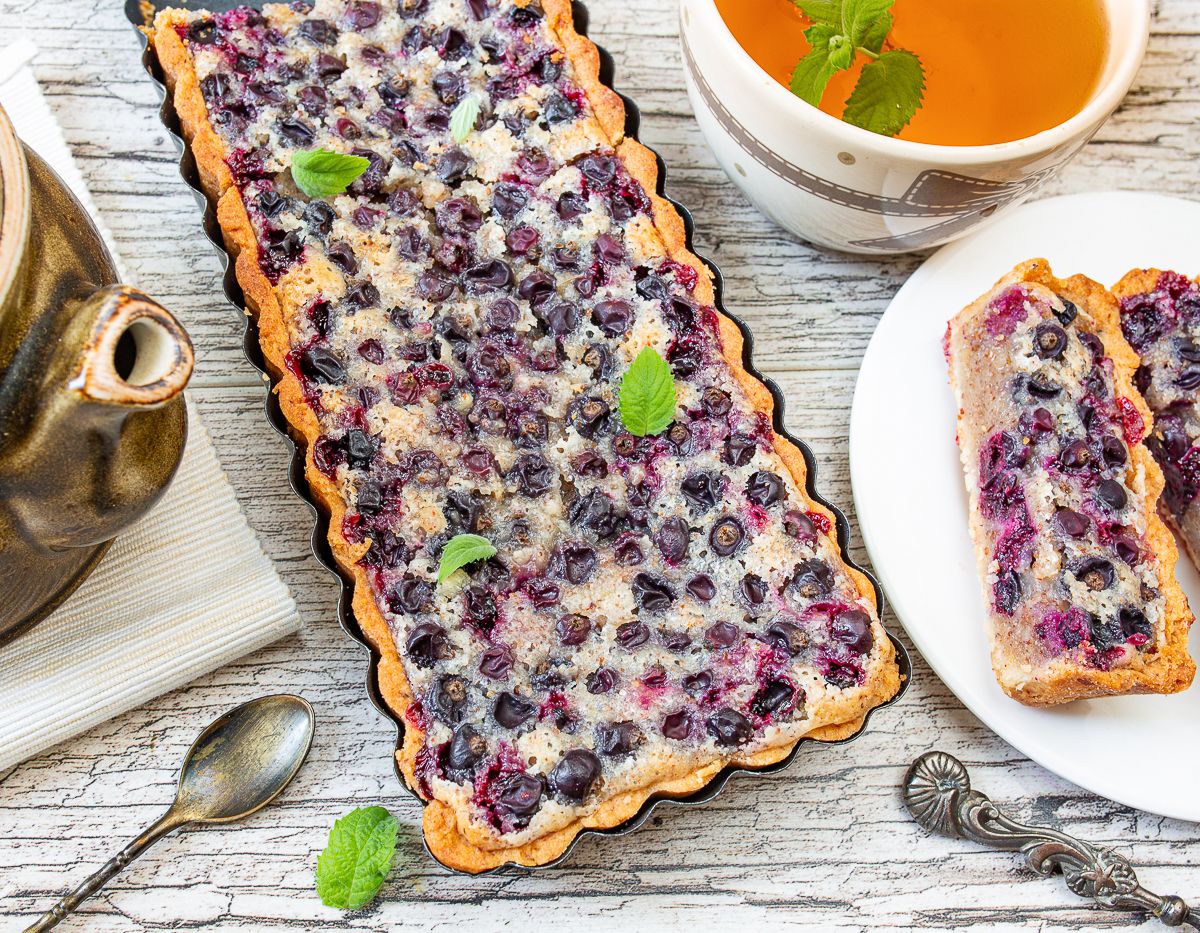 Blackcurrant Frangipane Tart