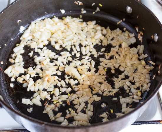 Sauté the onion