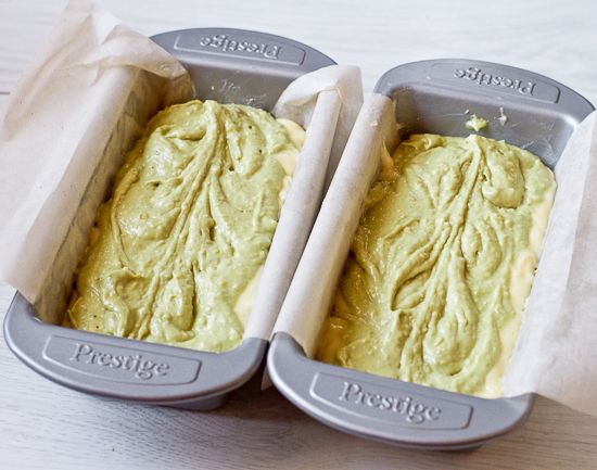 Place batter into pans