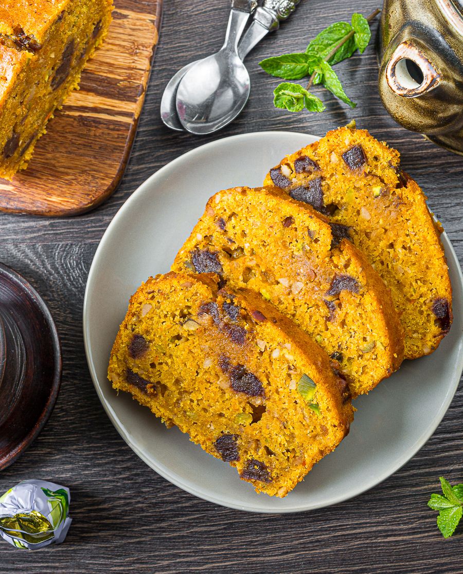 Moist Date & Nut Carrot Bread