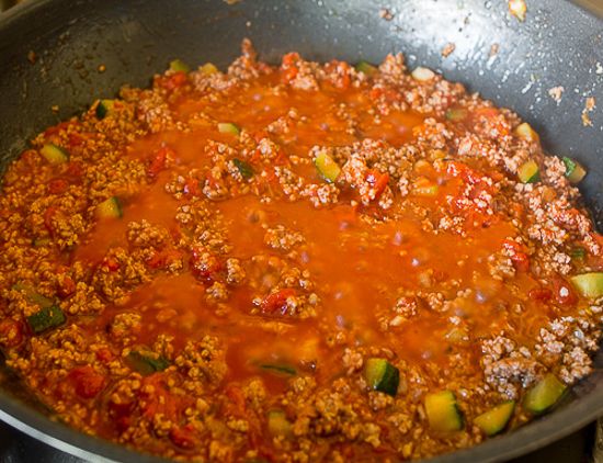 Simmer the sauce