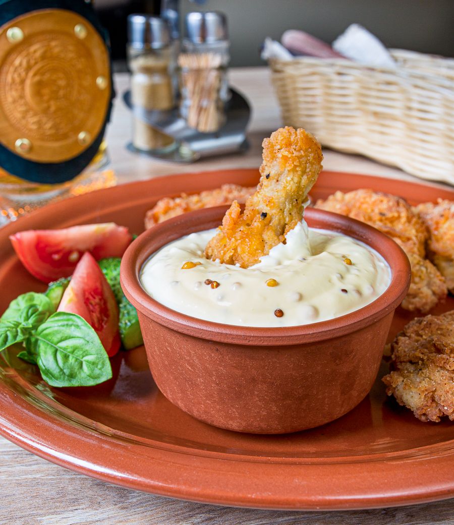 Sour Cream and Mustard Dipping Sauce