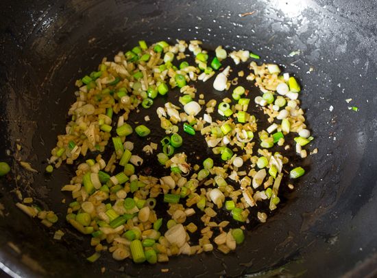 Cook the aromatics
