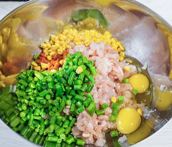 Make the chicken mixture