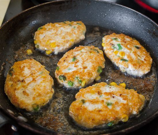 Cook the fritters