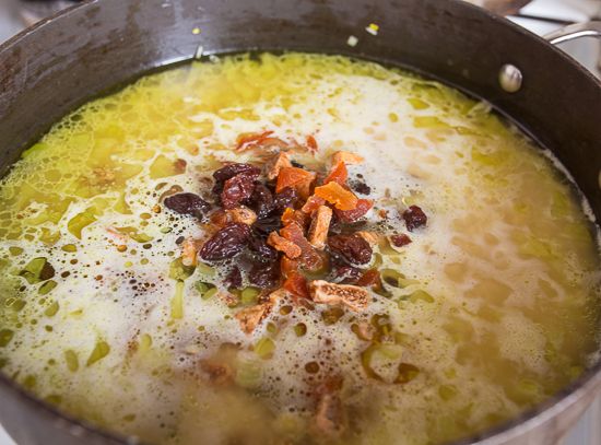 Add fruit and spices