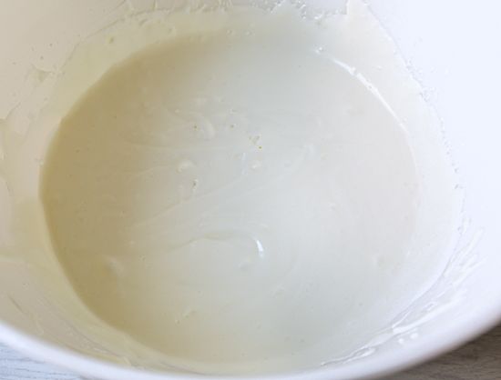 Beat the cream
