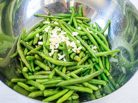 Season the beans