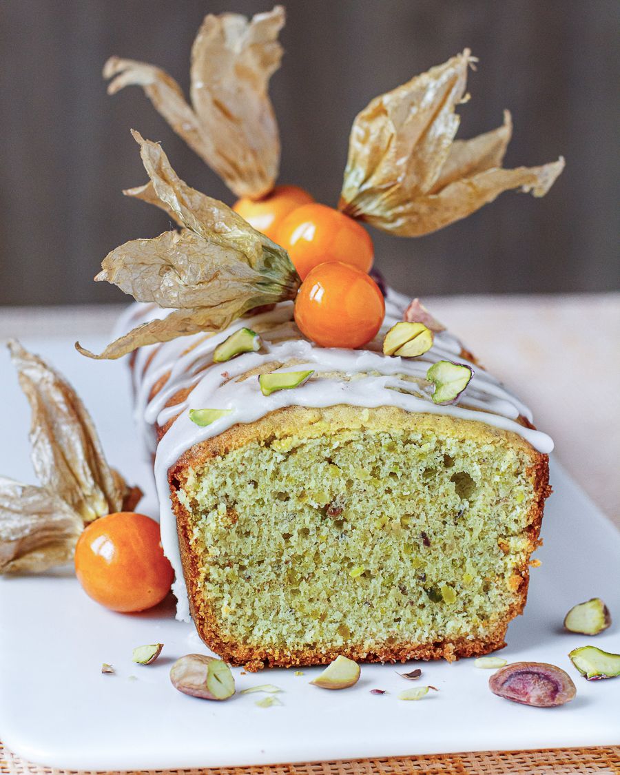 Pistachio and Ricotta Loaf Cake