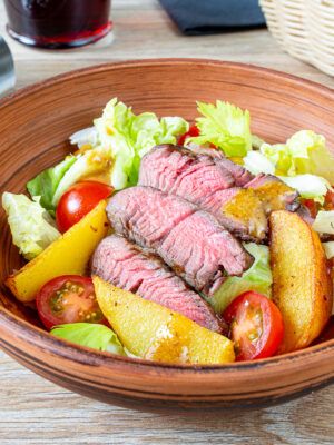 Warm Steak and Potato Salad