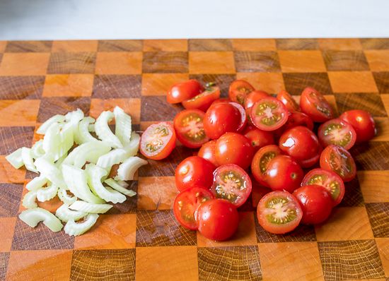Tomatoes and celery