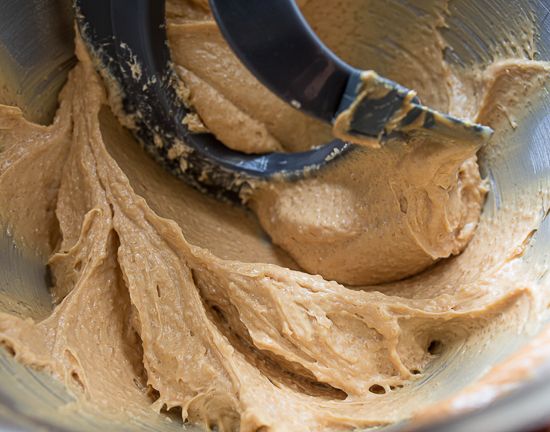 Add peanut butter and egg