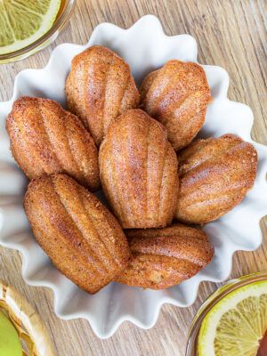 Almond & Honey Madeleines