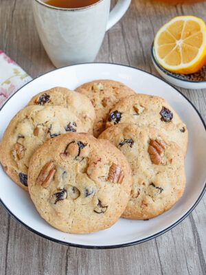 Cherry & Pecan Cookies