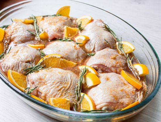 Put chicken in a baking dish