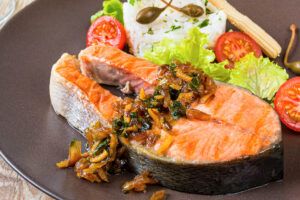 Ginger-Spiced Salmon Steaks