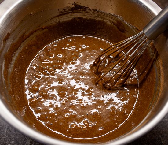 Brownie batter