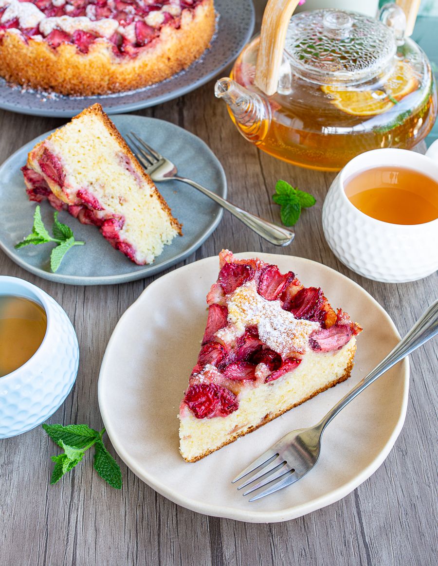 Strawberry Coffee Cake