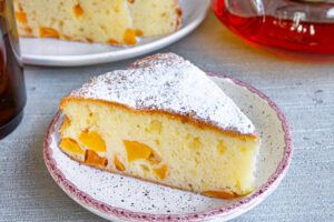 Tender Peach Coffee Cake