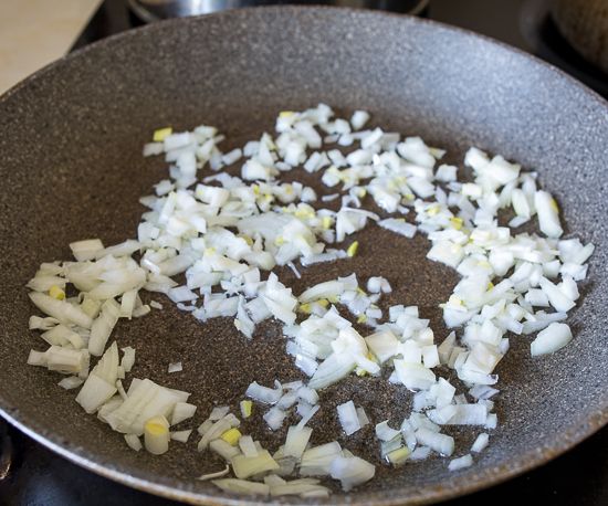 Cook the onions