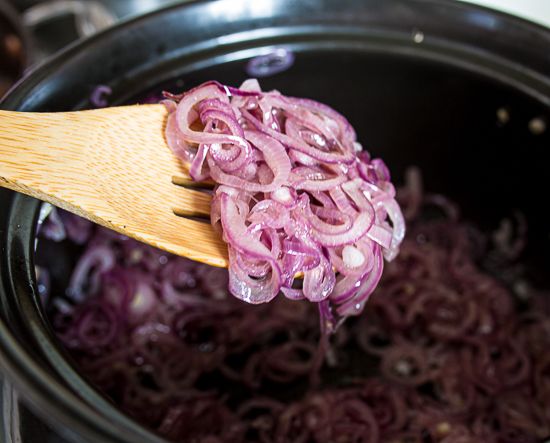 Cook the onion