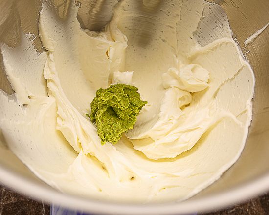 Add the pistachio paste