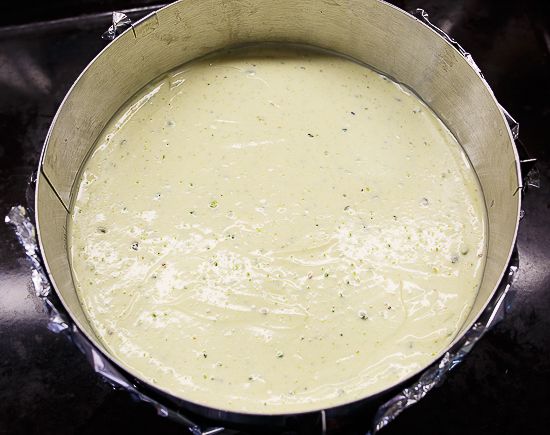 Pour into a pan