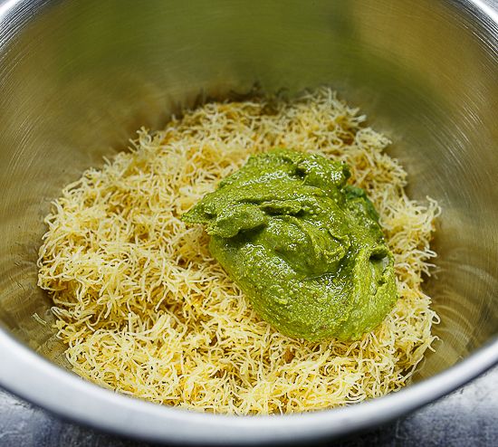 Add the pistachio paste