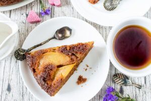 Spiced Apple and Ginger Upside-Down Cake