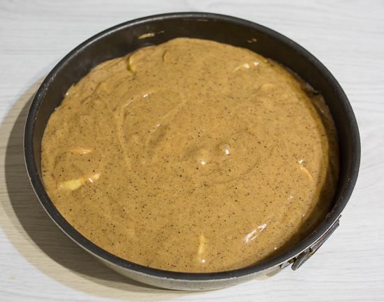 Spread the batter